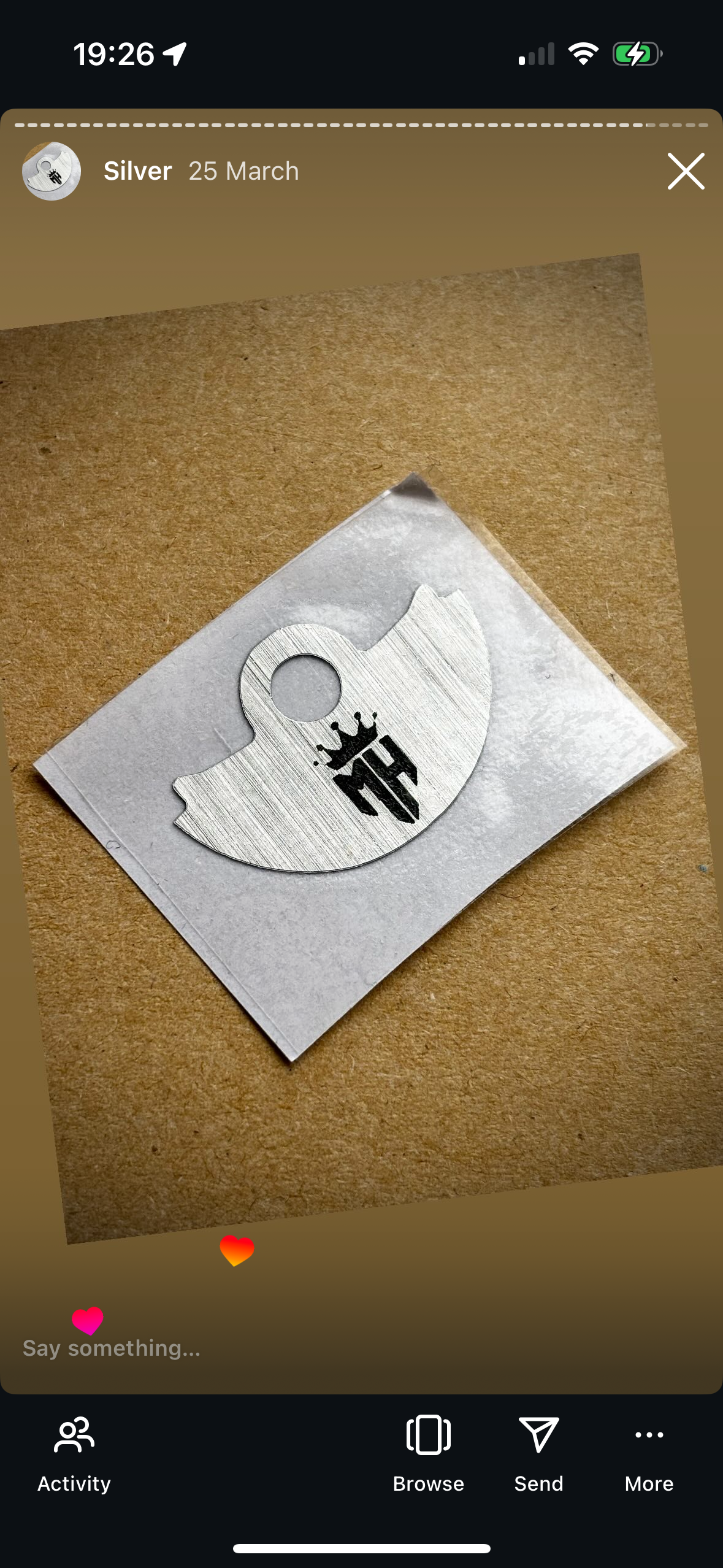 NH34/NH35/NH36 Silver Custom Rotor Cover